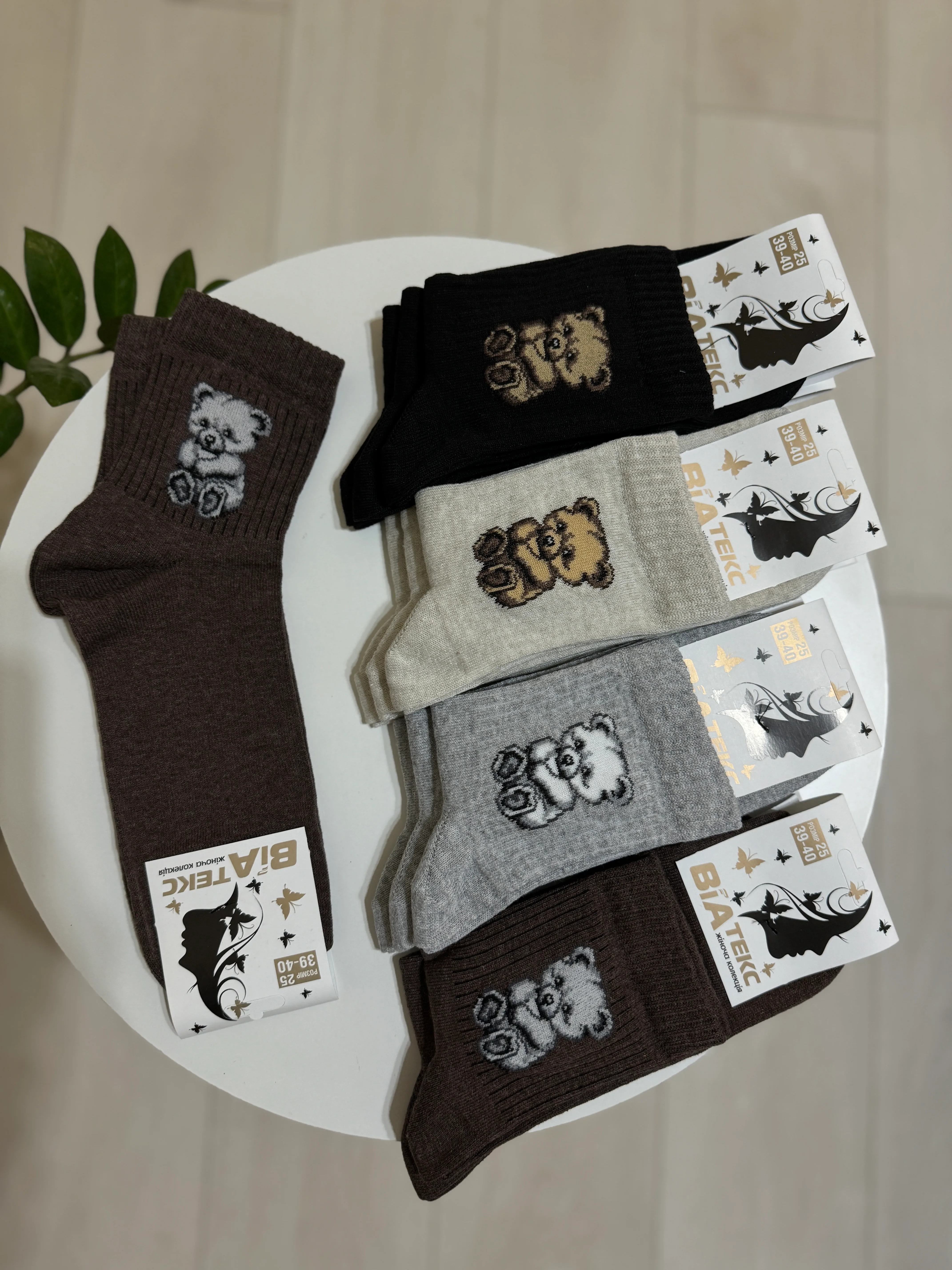 Шкарпетки з високою резинкою кулір жіночі р. 38-40 - фото 7