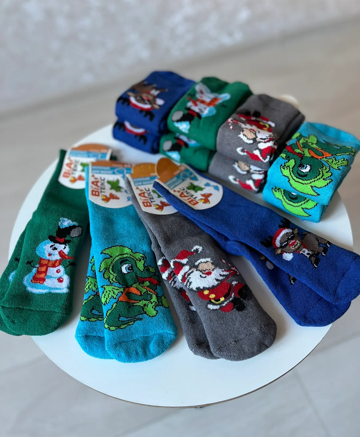 Новорічні шкарпетки махра Р.16 - фото 3