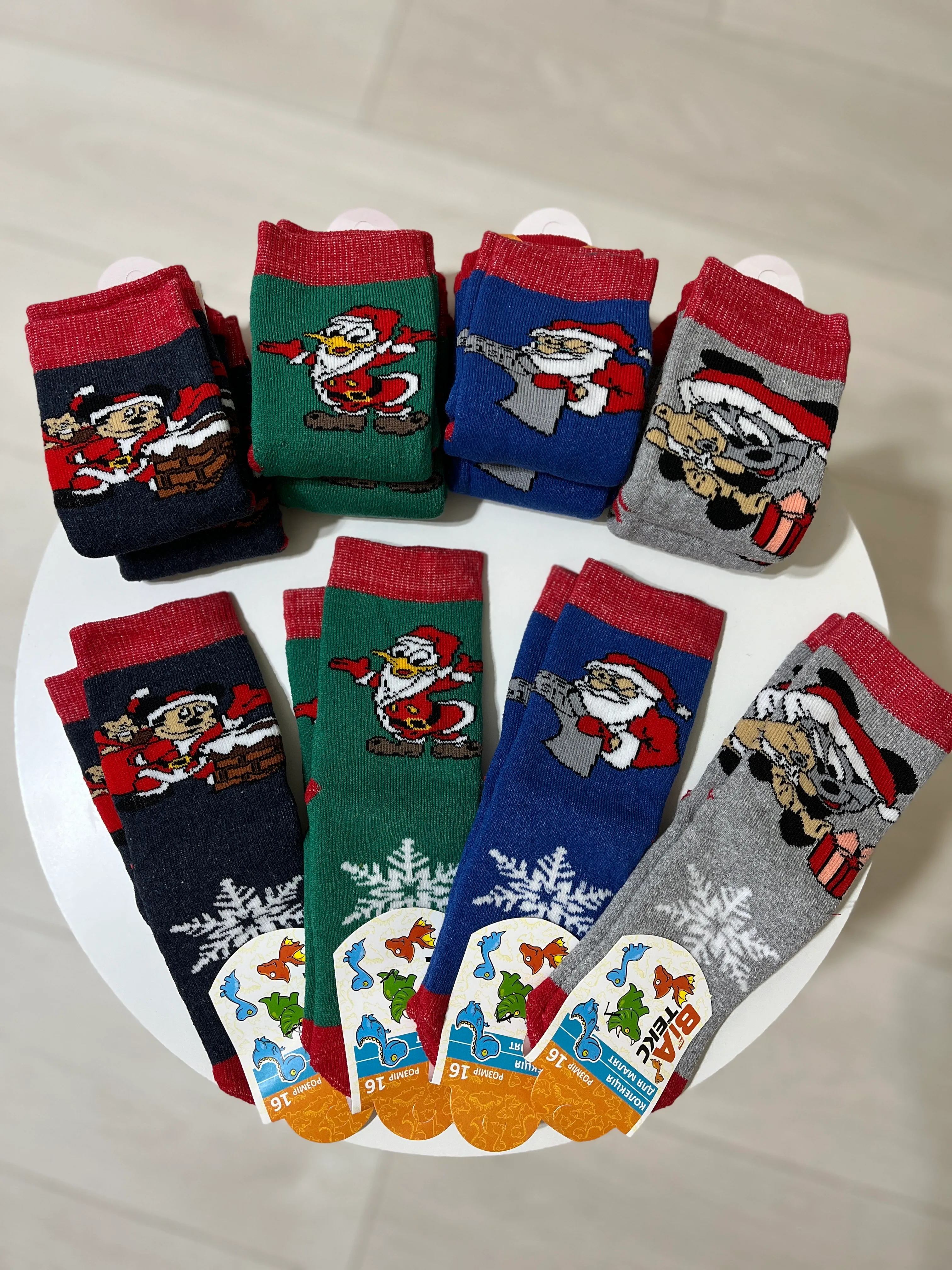 Новорічні шкарпетки махра Р.16 - фото 8