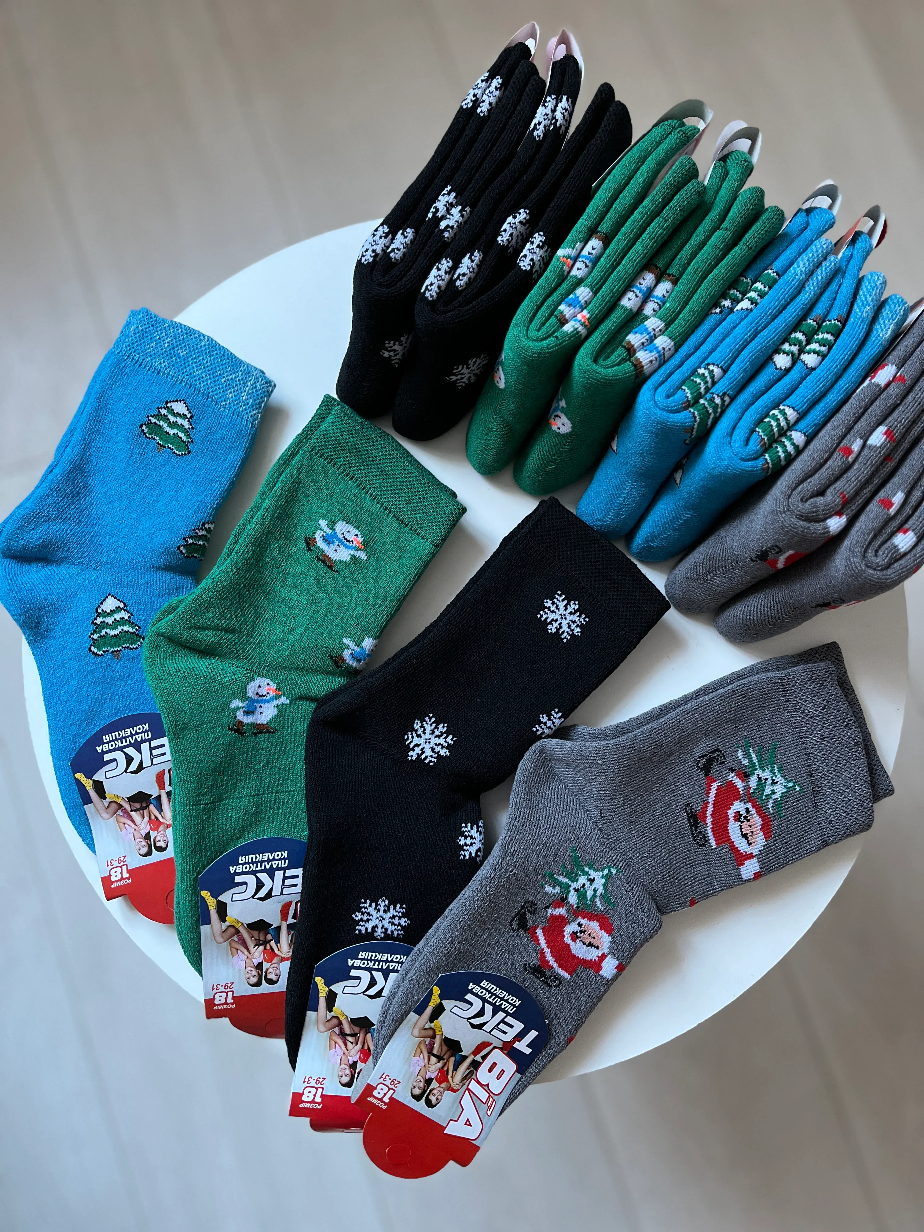 Новорічні шкарпетки махра Р.18 - фото 2