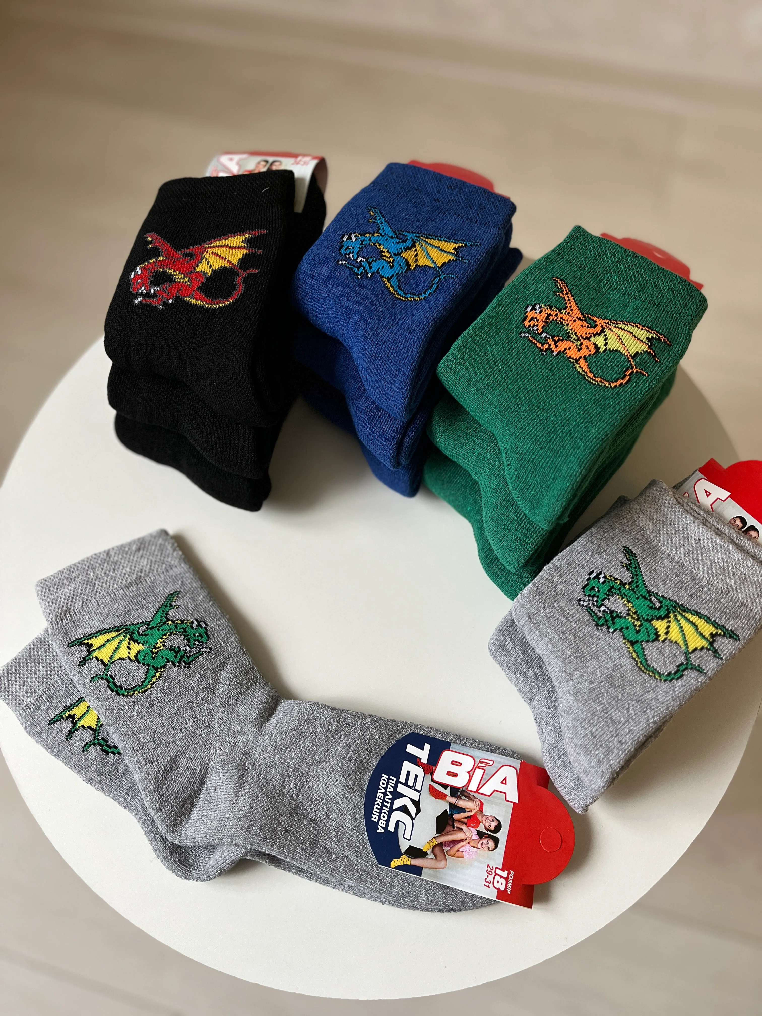 Новорічні шкарпетки махра Р.18 - фото 3