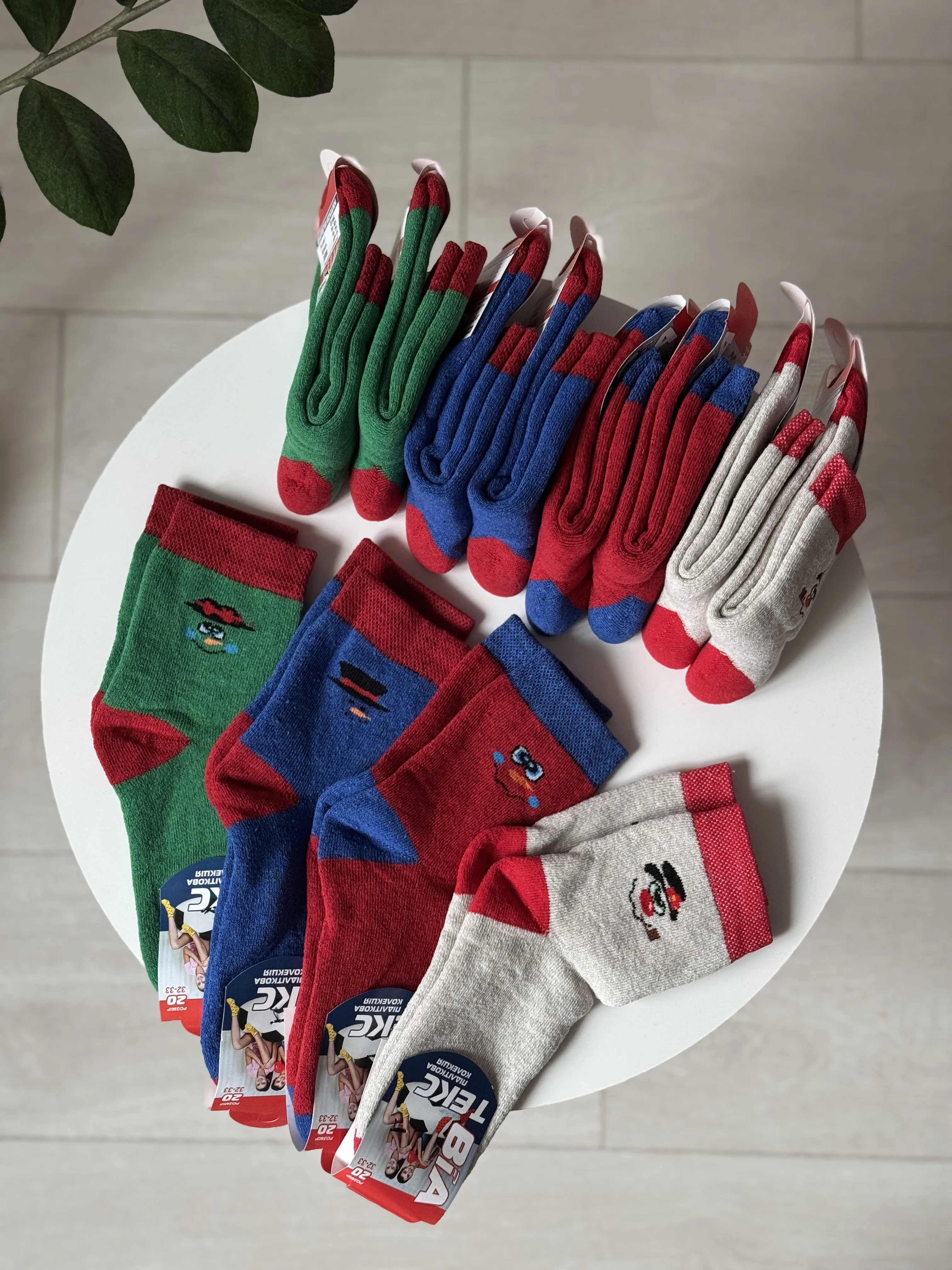 Новорічні шкарпетки махра Р.20 - фото 2