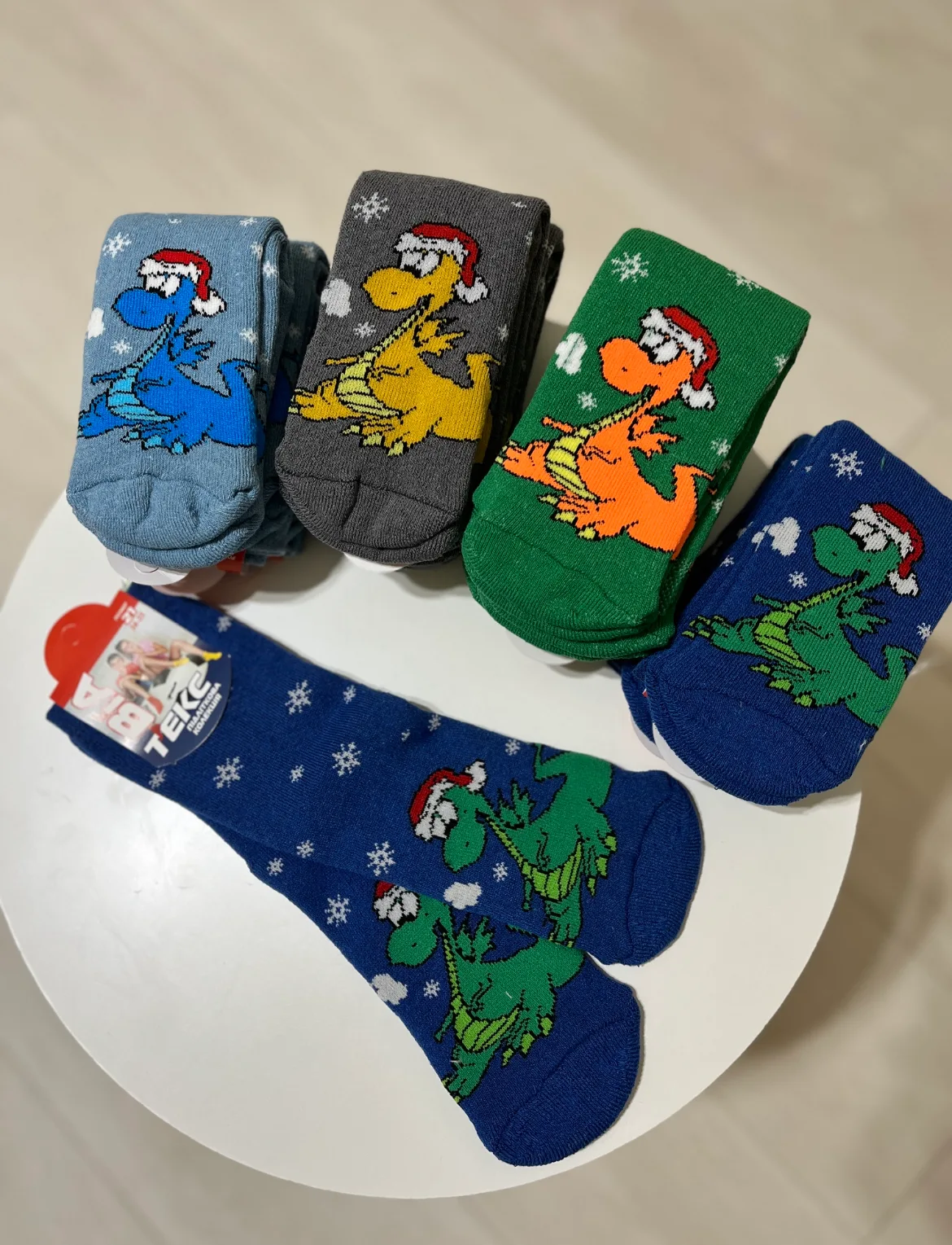 Новорічні шкарпетки махра Р.21 - фото 7