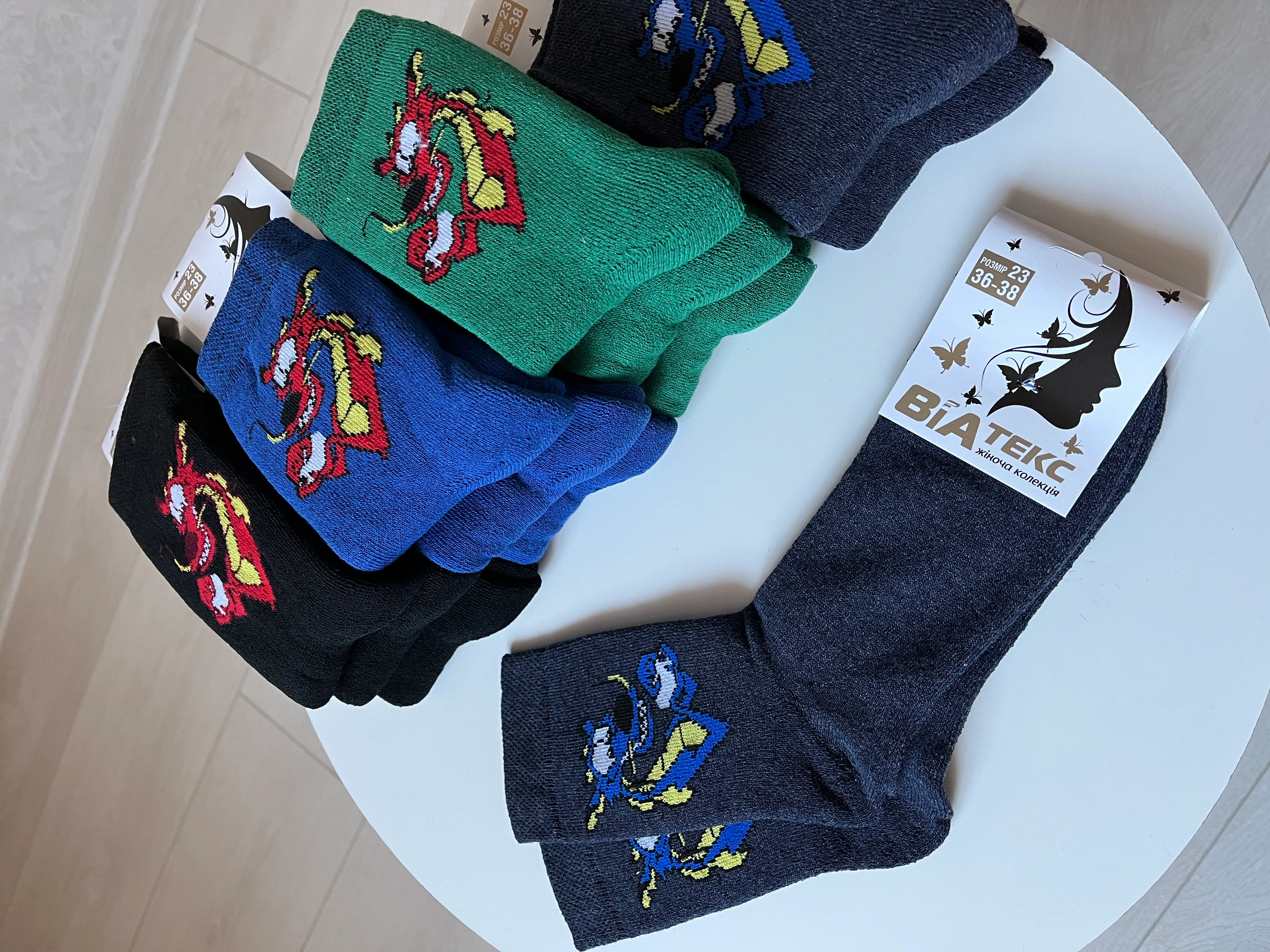 Новорічні шкарпетки махра Р.23 - фото 3