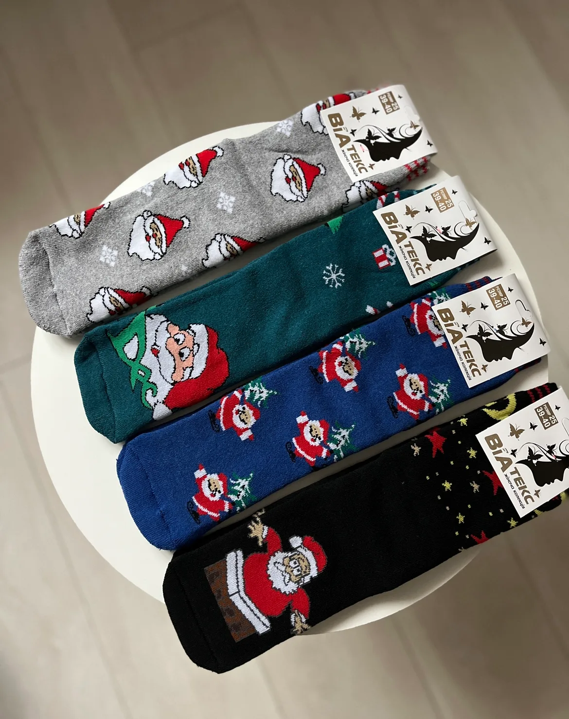 Новорічні шкарпетки махра Р.25 - фото 10