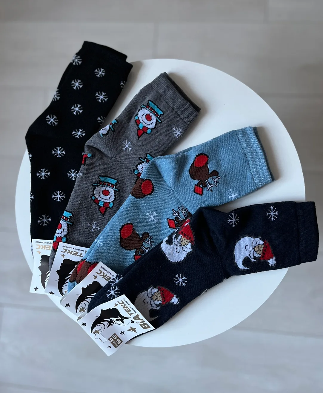 Новорічні шкарпетки махра Р.25 - фото 14