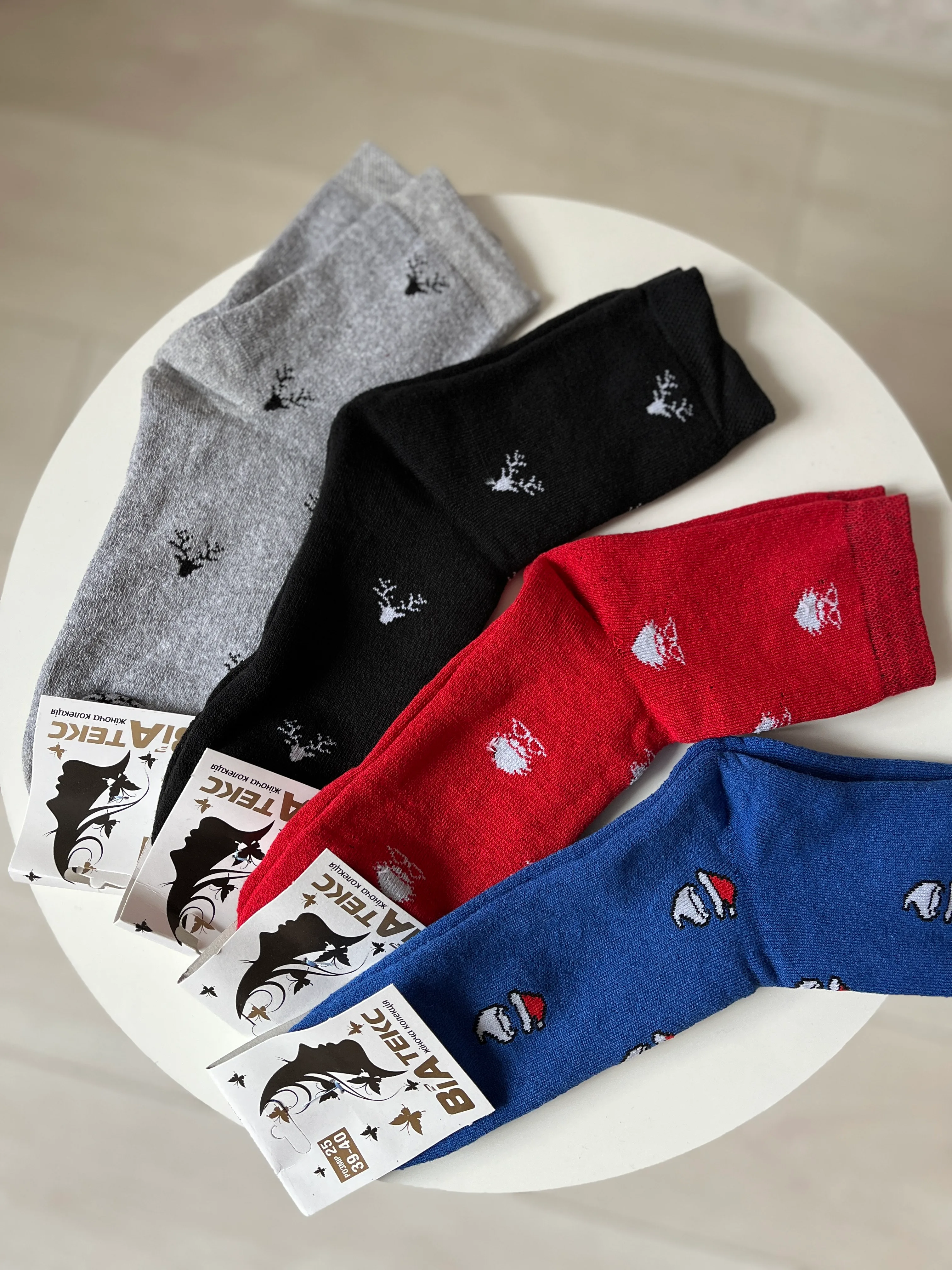 Новорічні шкарпетки махра Р.25 - фото 16