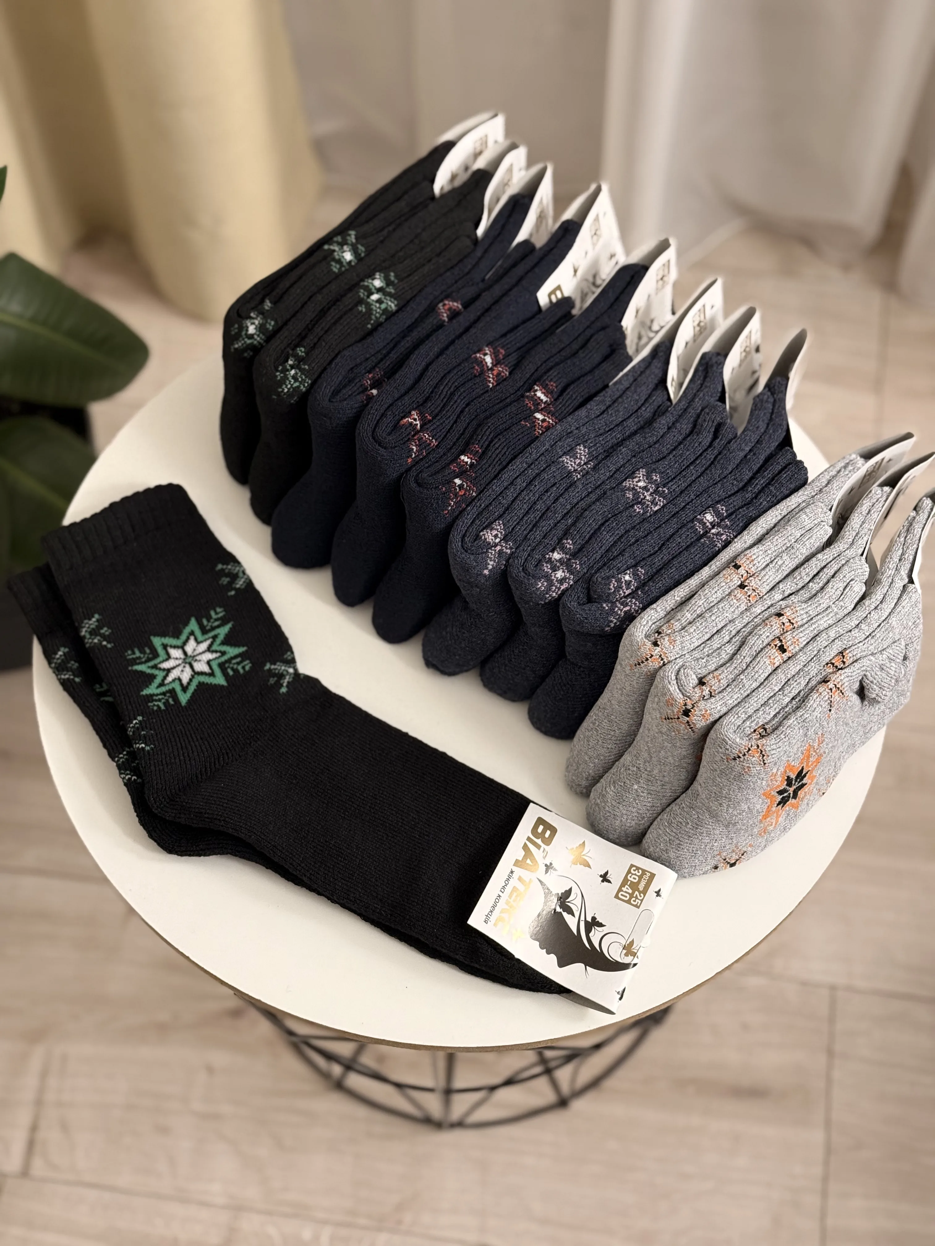 Новорічні шкарпетки махра Р.25 - фото 3