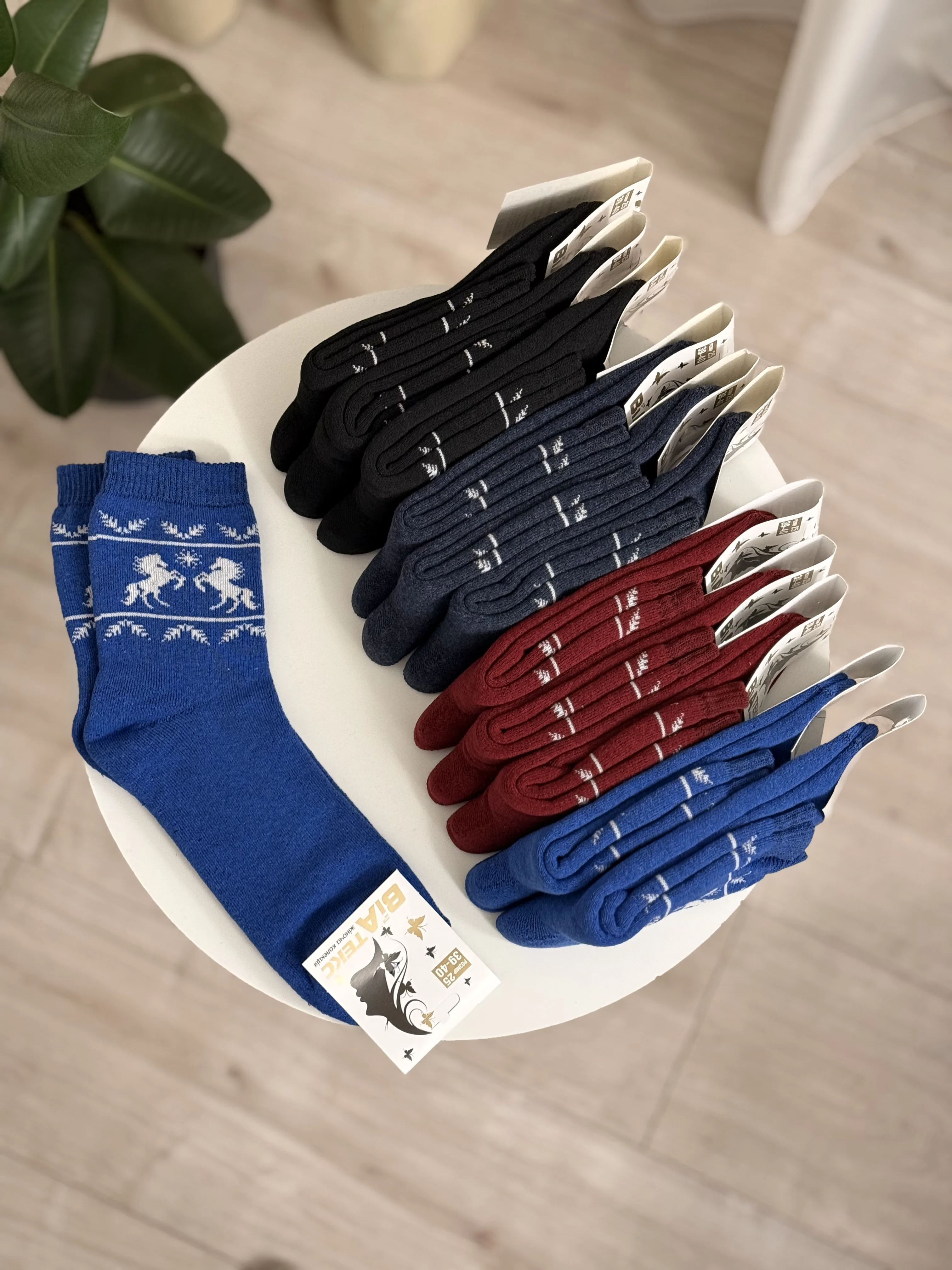 Новорічні шкарпетки махра Р.25 - фото 4