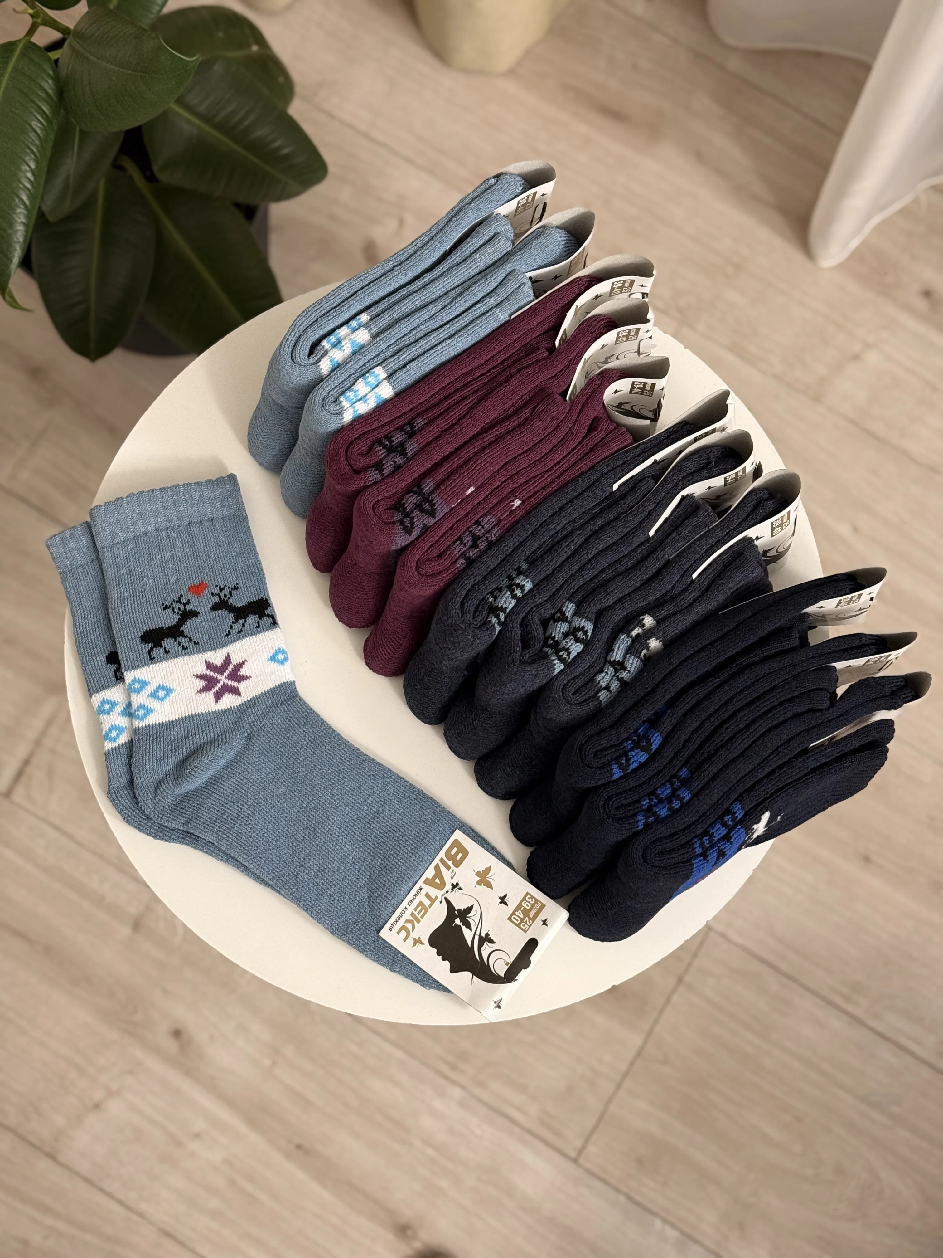 Новорічні шкарпетки махра Р.25 - фото 5