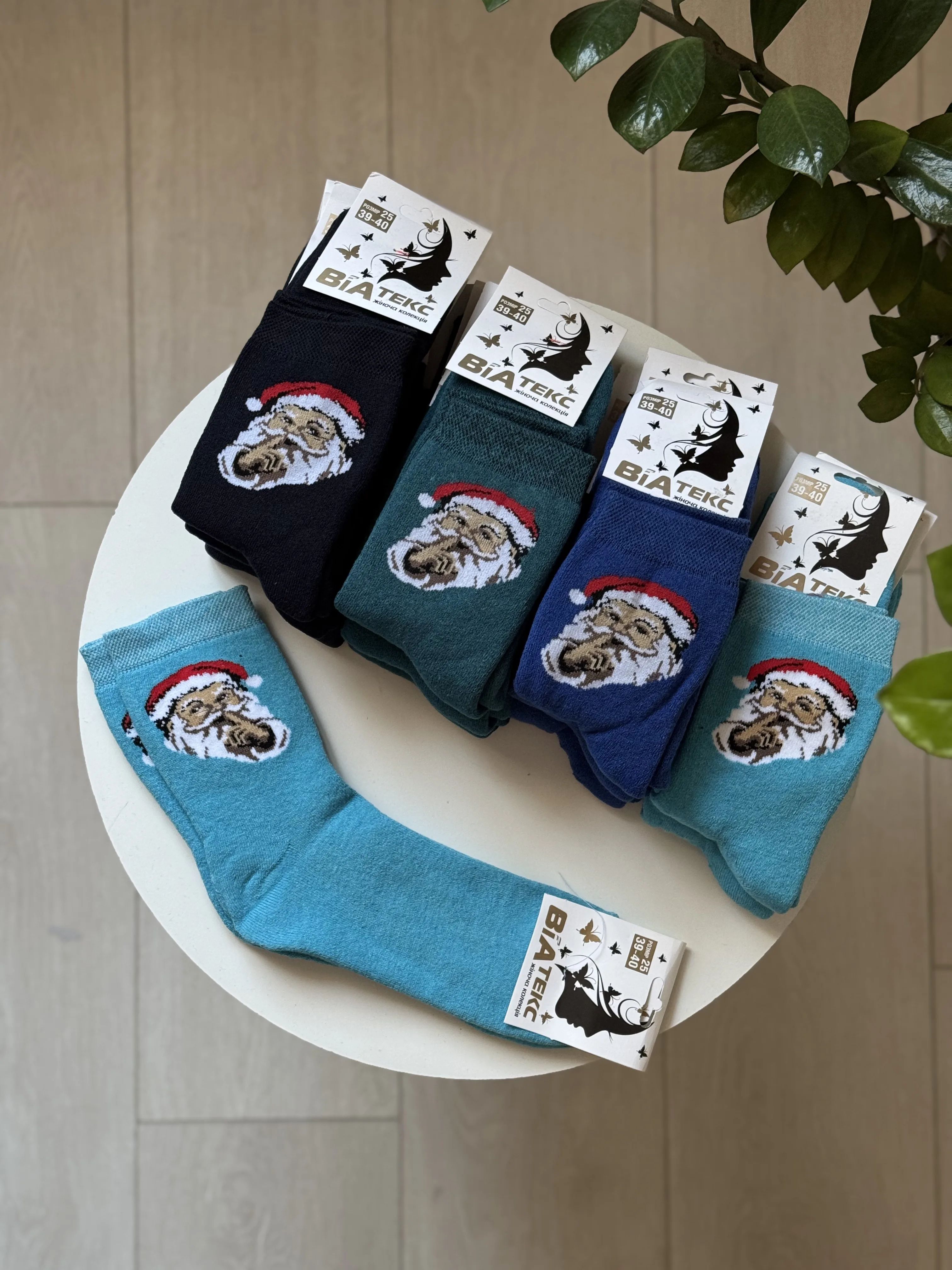 Новорічні шкарпетки махра Р.25 - фото 6