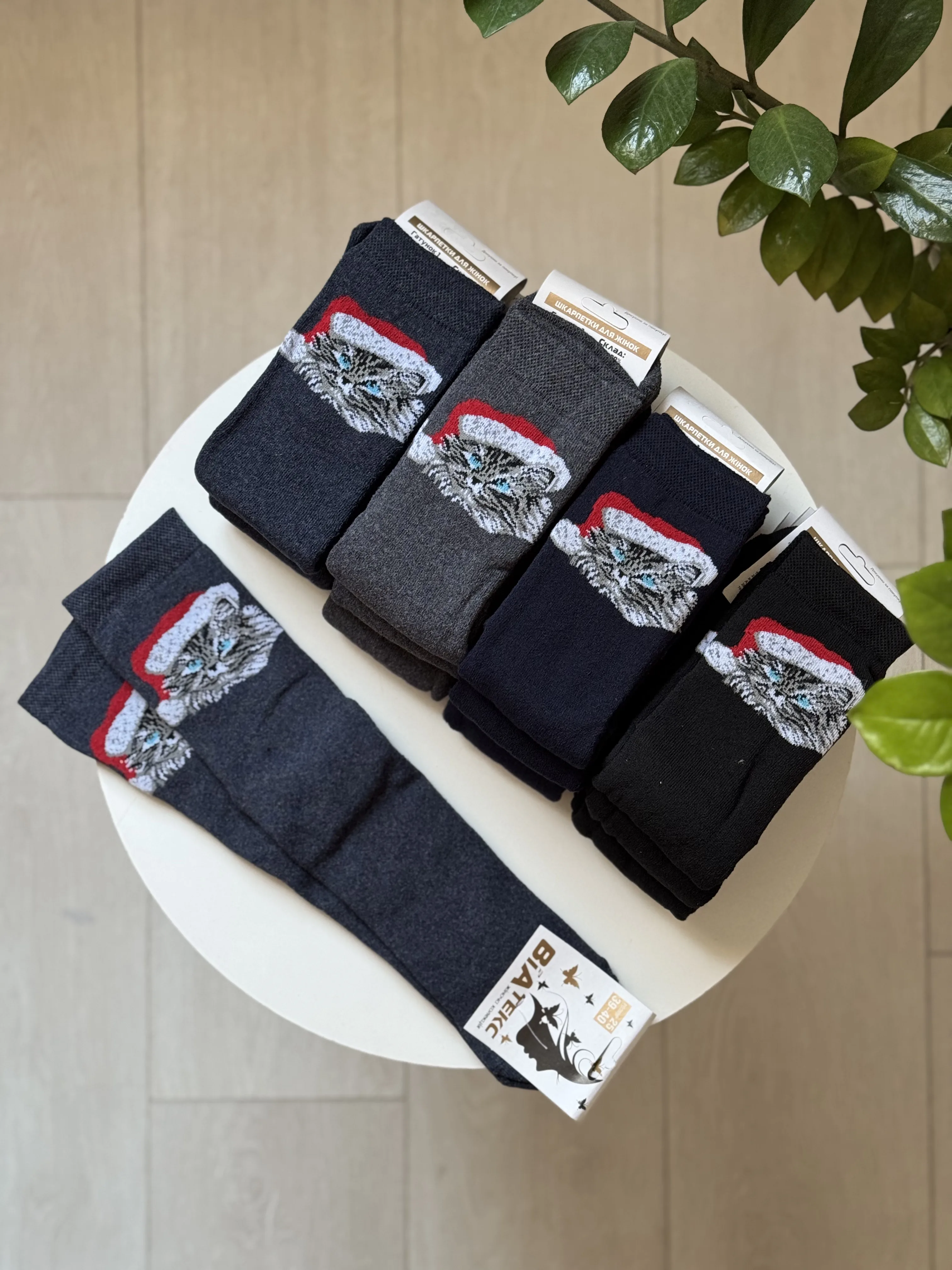 Новорічні шкарпетки махра Р.25 - фото 7