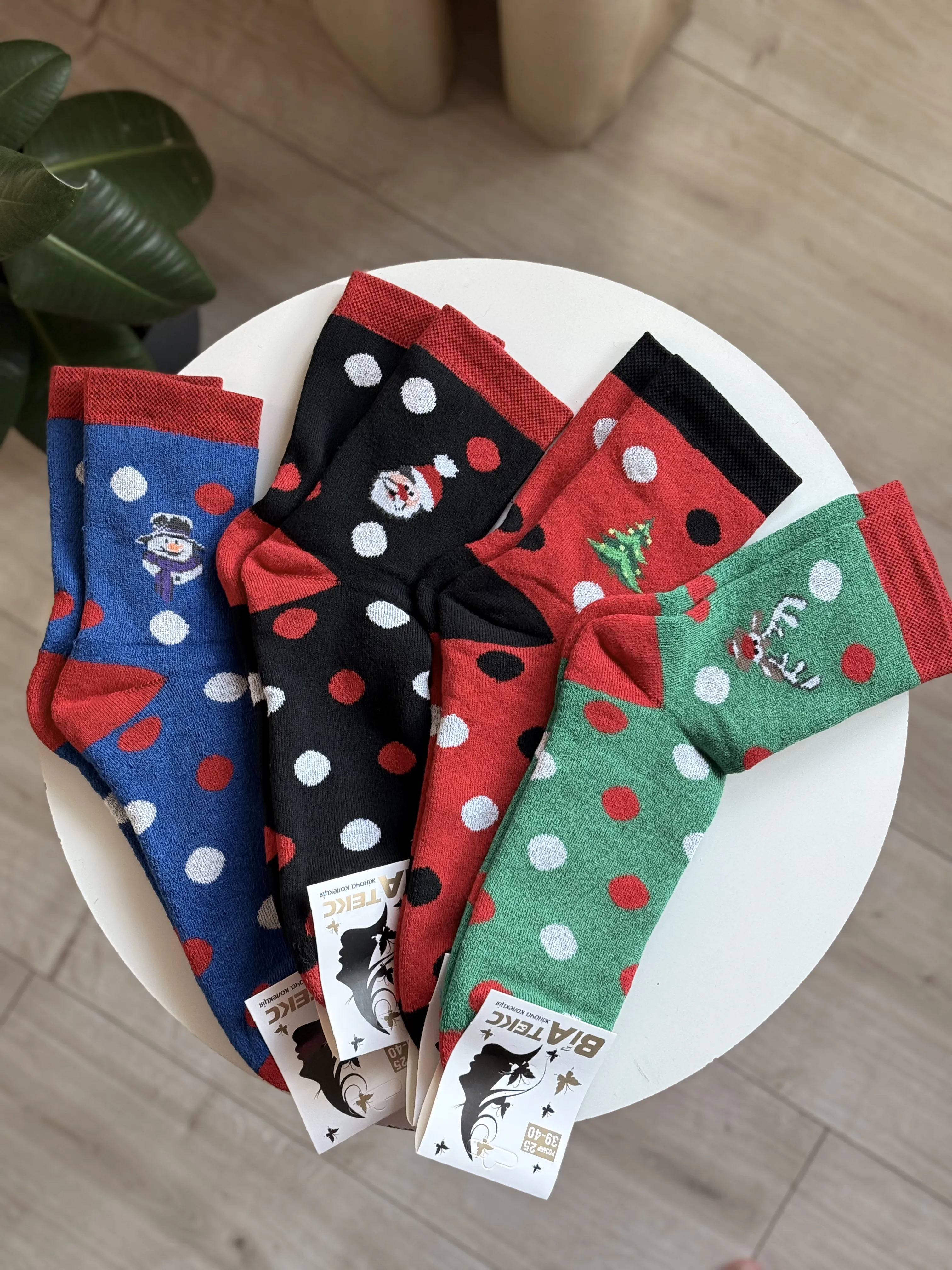 Новорічні шкарпетки махра Р.25 - фото 8