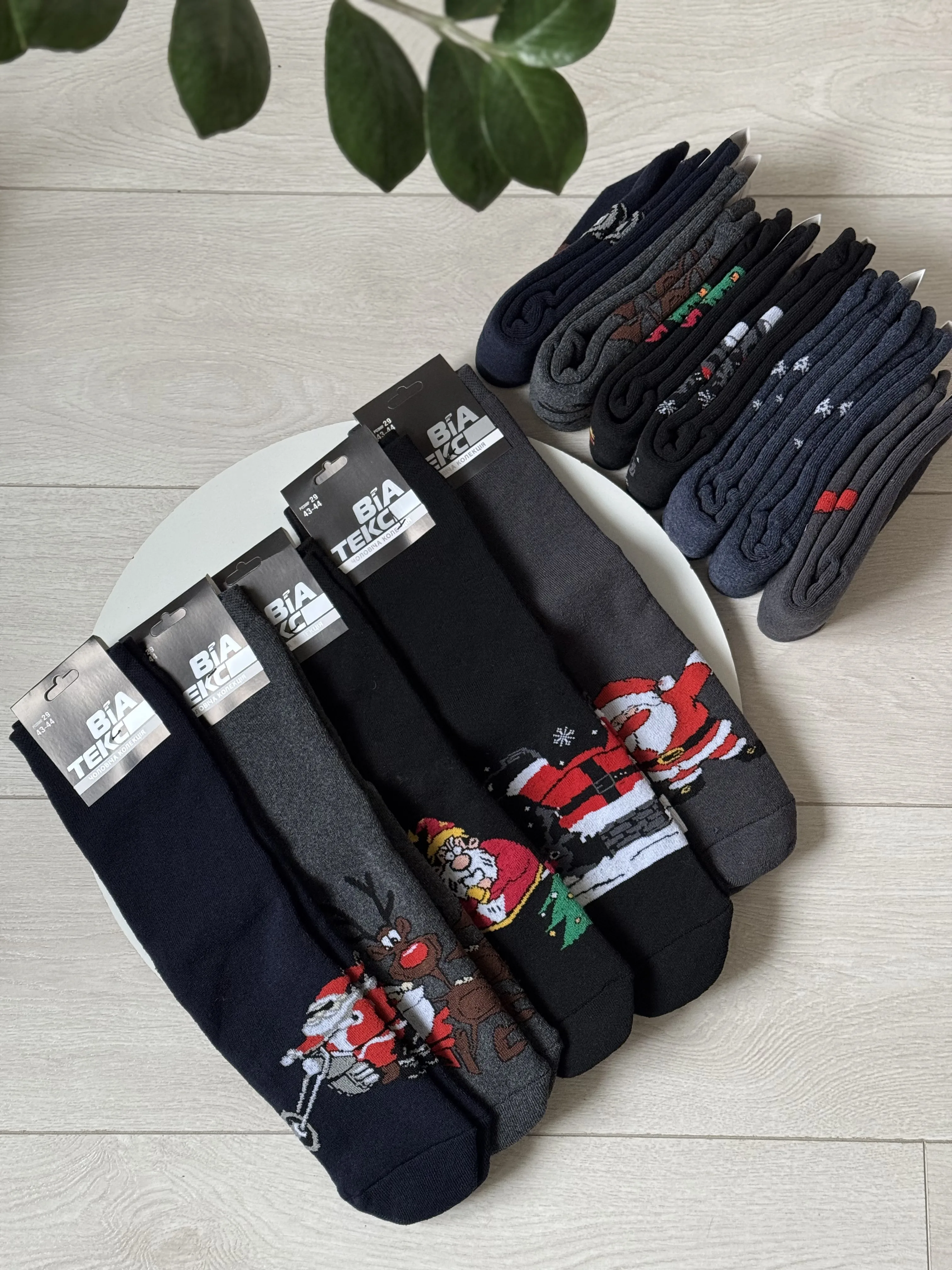 Новорічні шкарпетки махра Р.29 - фото 2