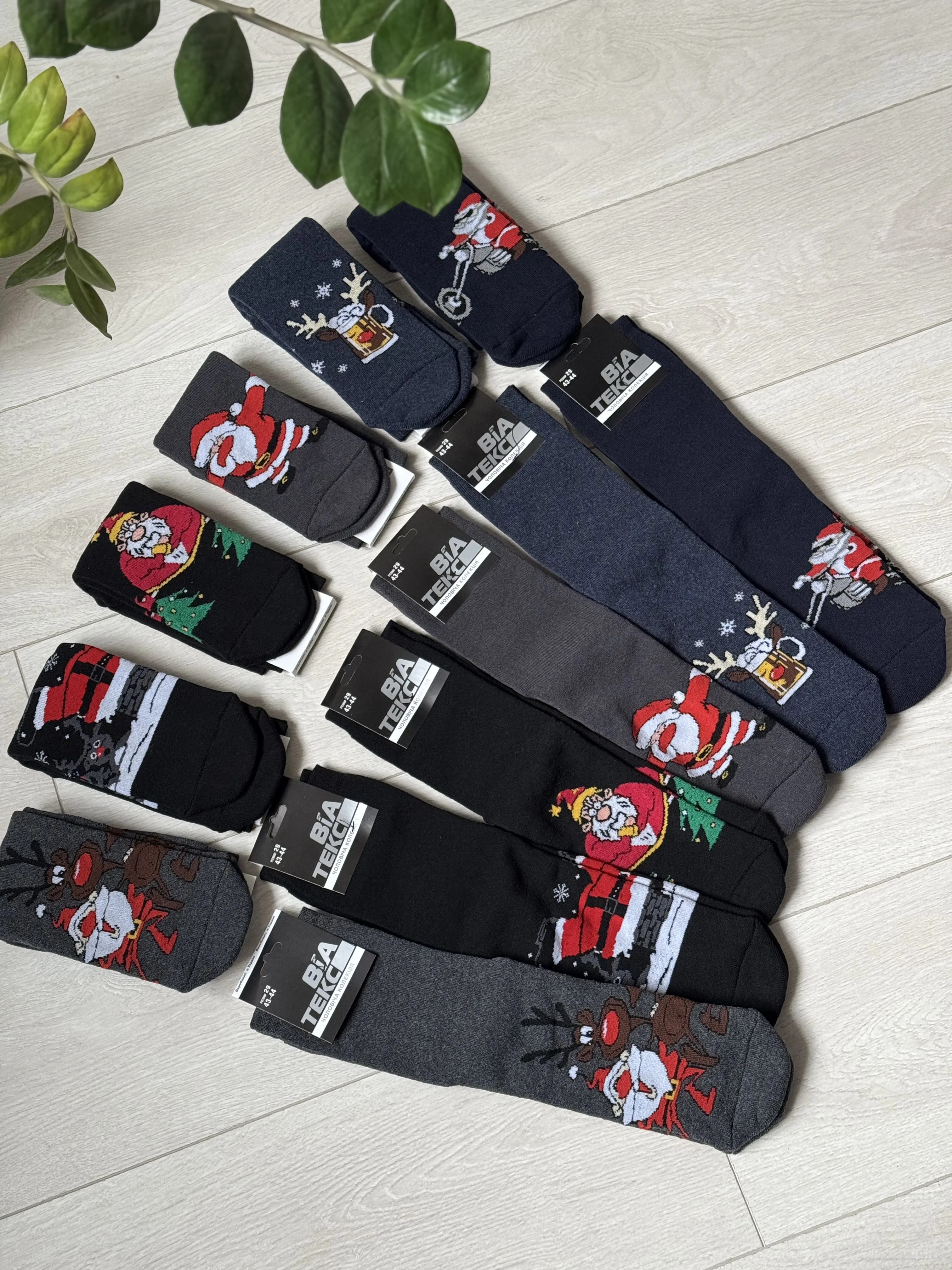 Новорічні шкарпетки махра Р.29 - фото 4