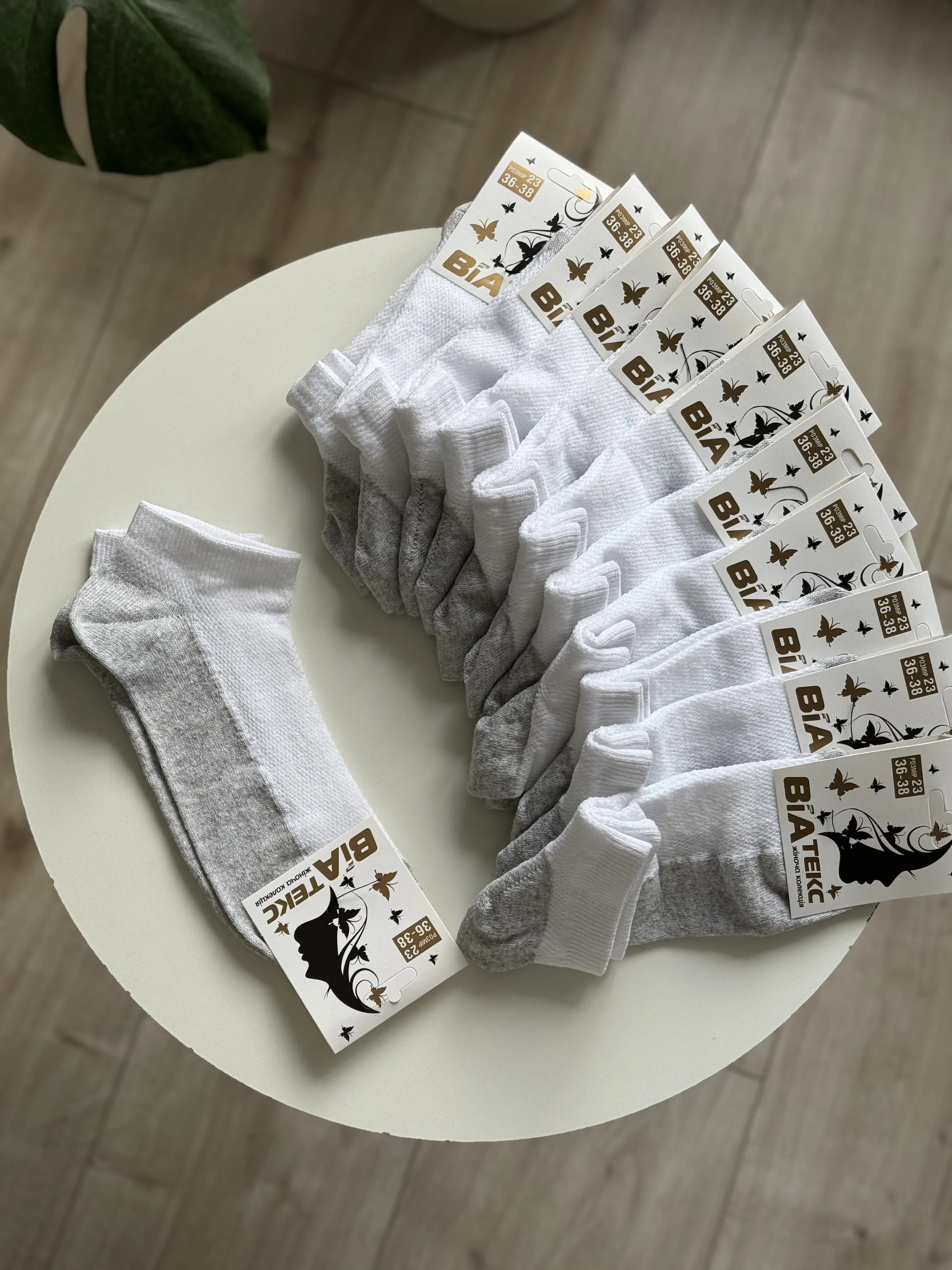 Шкарпетки патік жіночі сітка р. 36-37 - фото 2