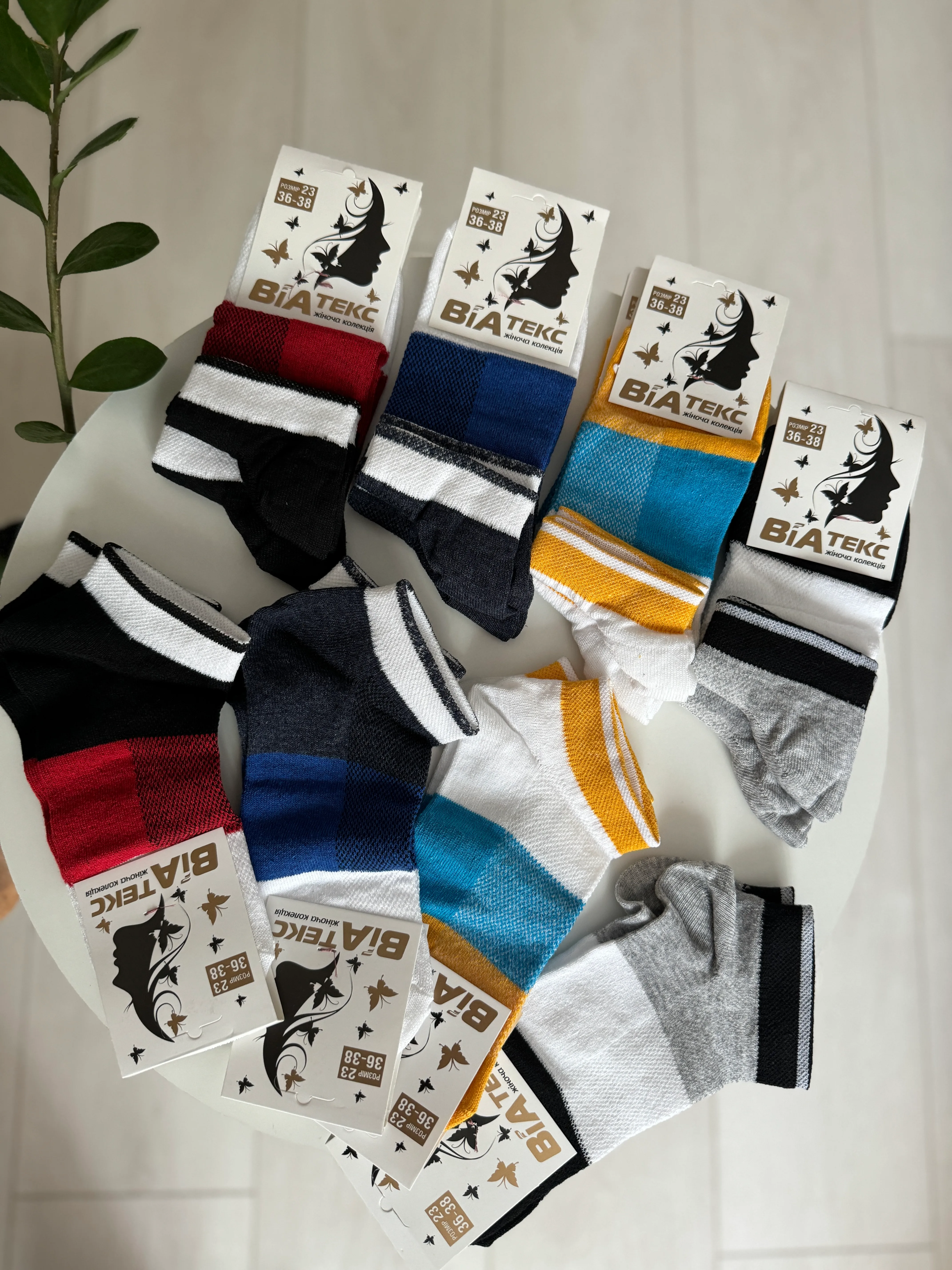 Шкарпетки патік жіночі сітка р. 36-37 - фото 3