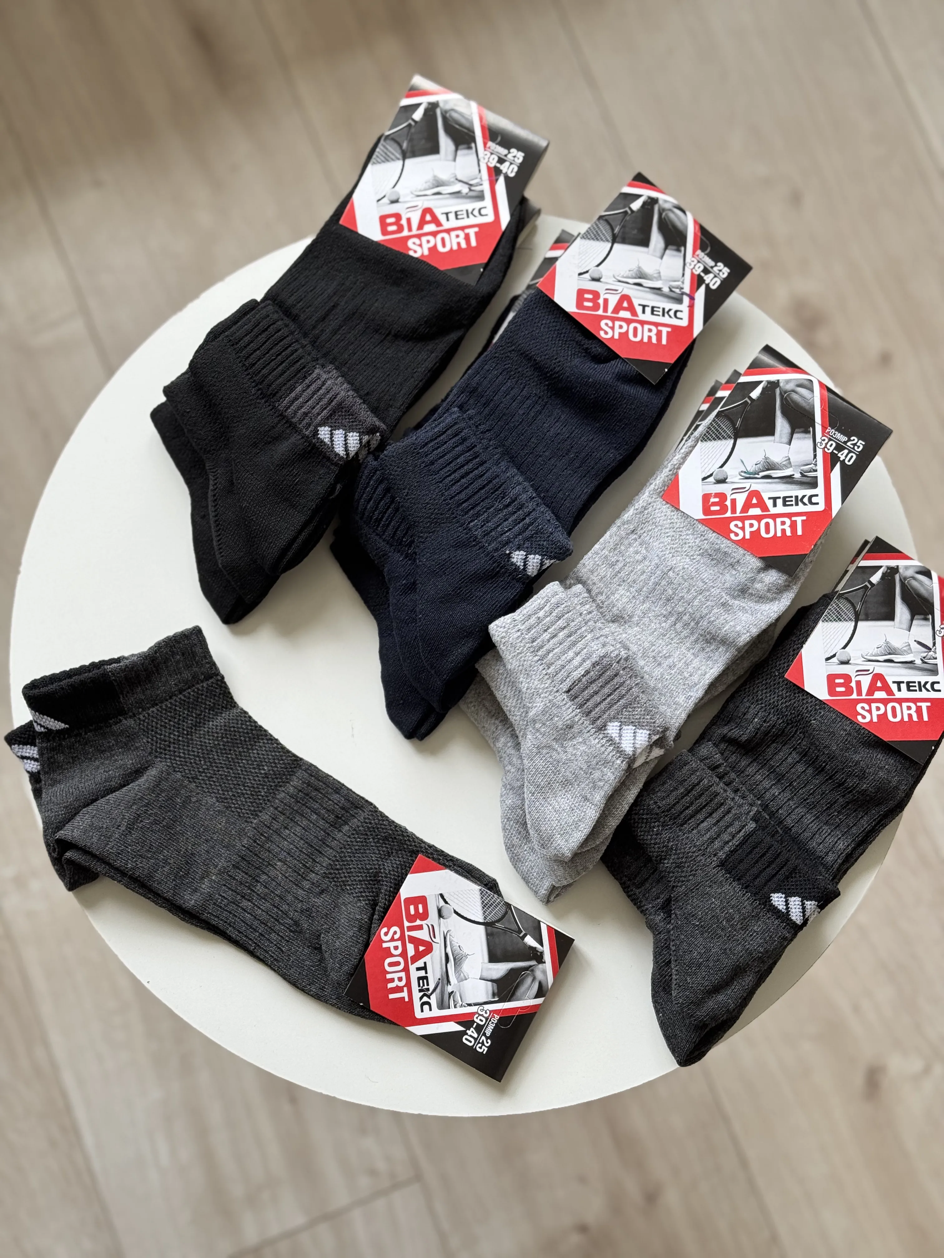 Шкарпетки патік чоловічі сітка р. 38-40 - фото 3