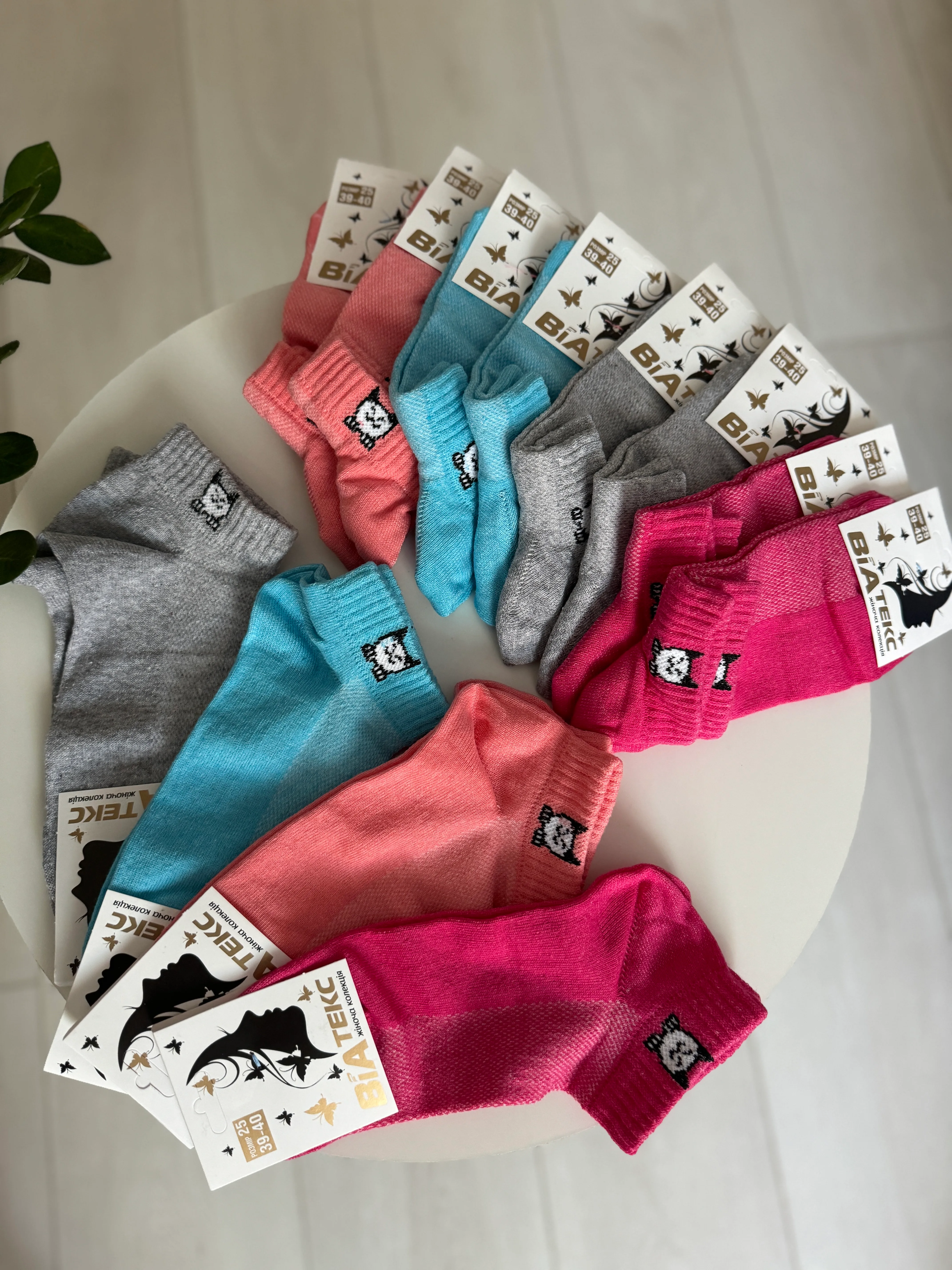 Шкарпетки патік жіночі сітка р. 38-40 - фото 3