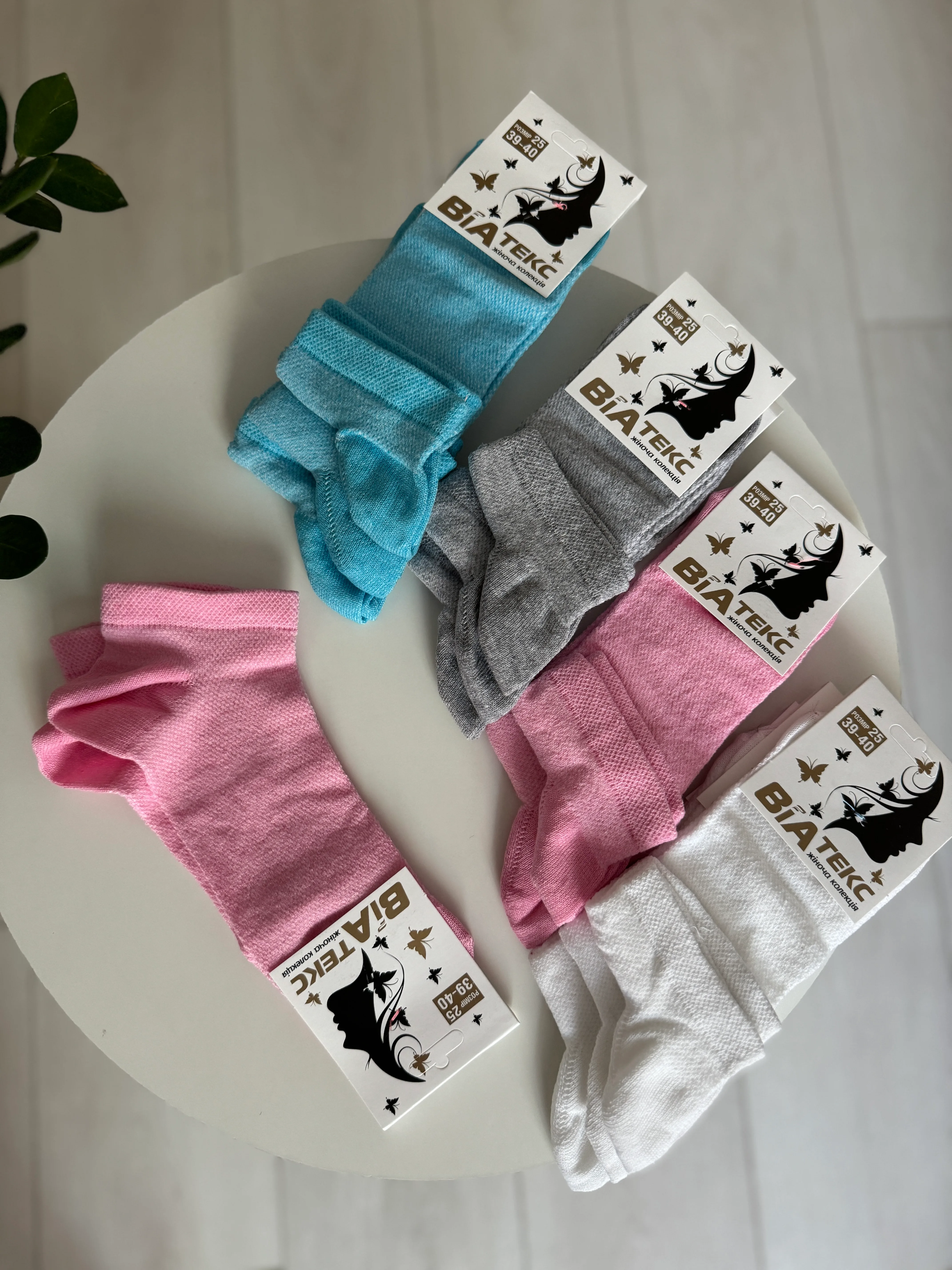 Шкарпетки патік жіночі сітка р. 38-40 - фото 4