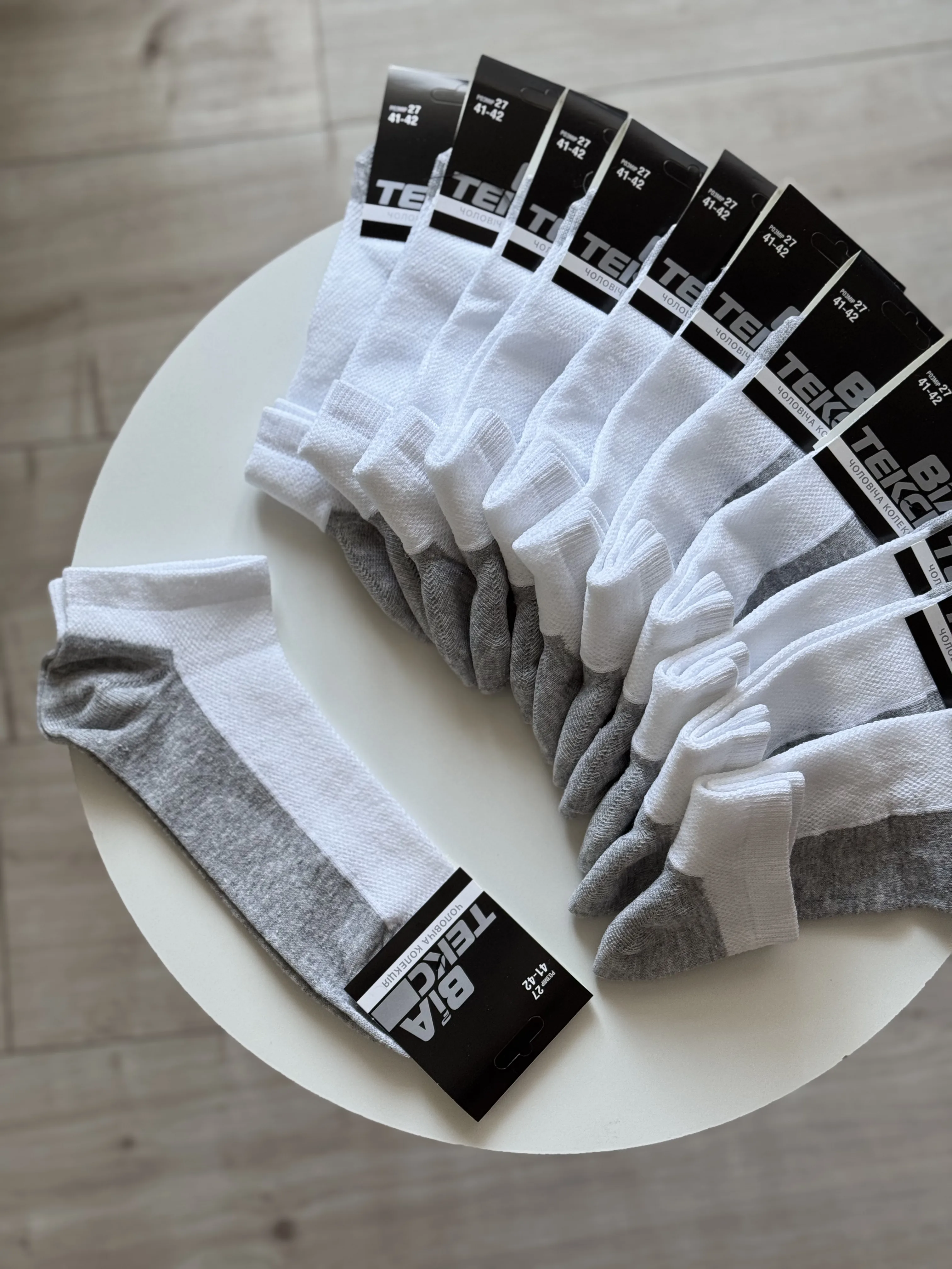 Шкарпетки патік чоловічі сітка р. 41-42 - фото 8