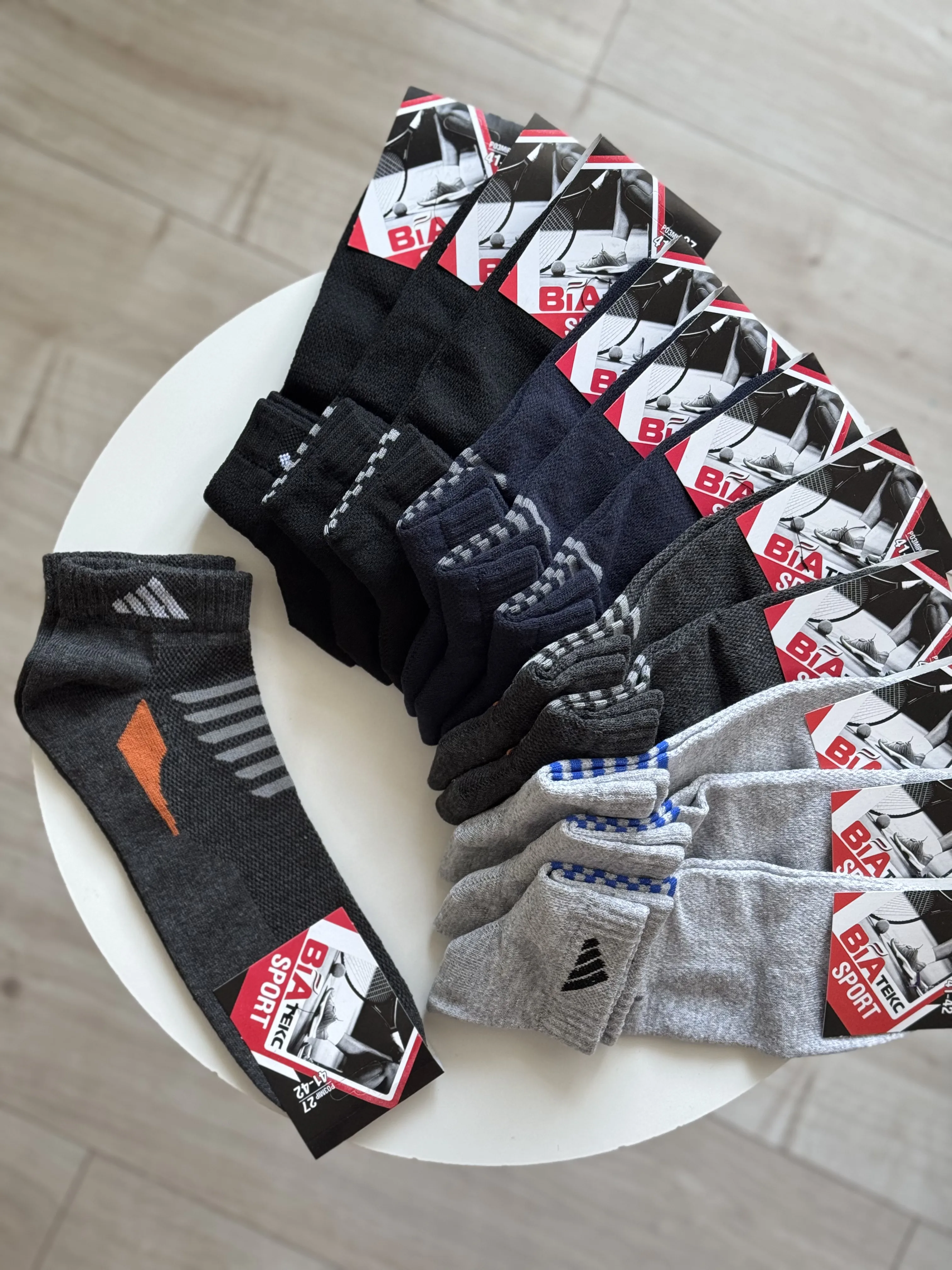 Шкарпетки патік чоловічі сітка р. 41-42 - фото 9