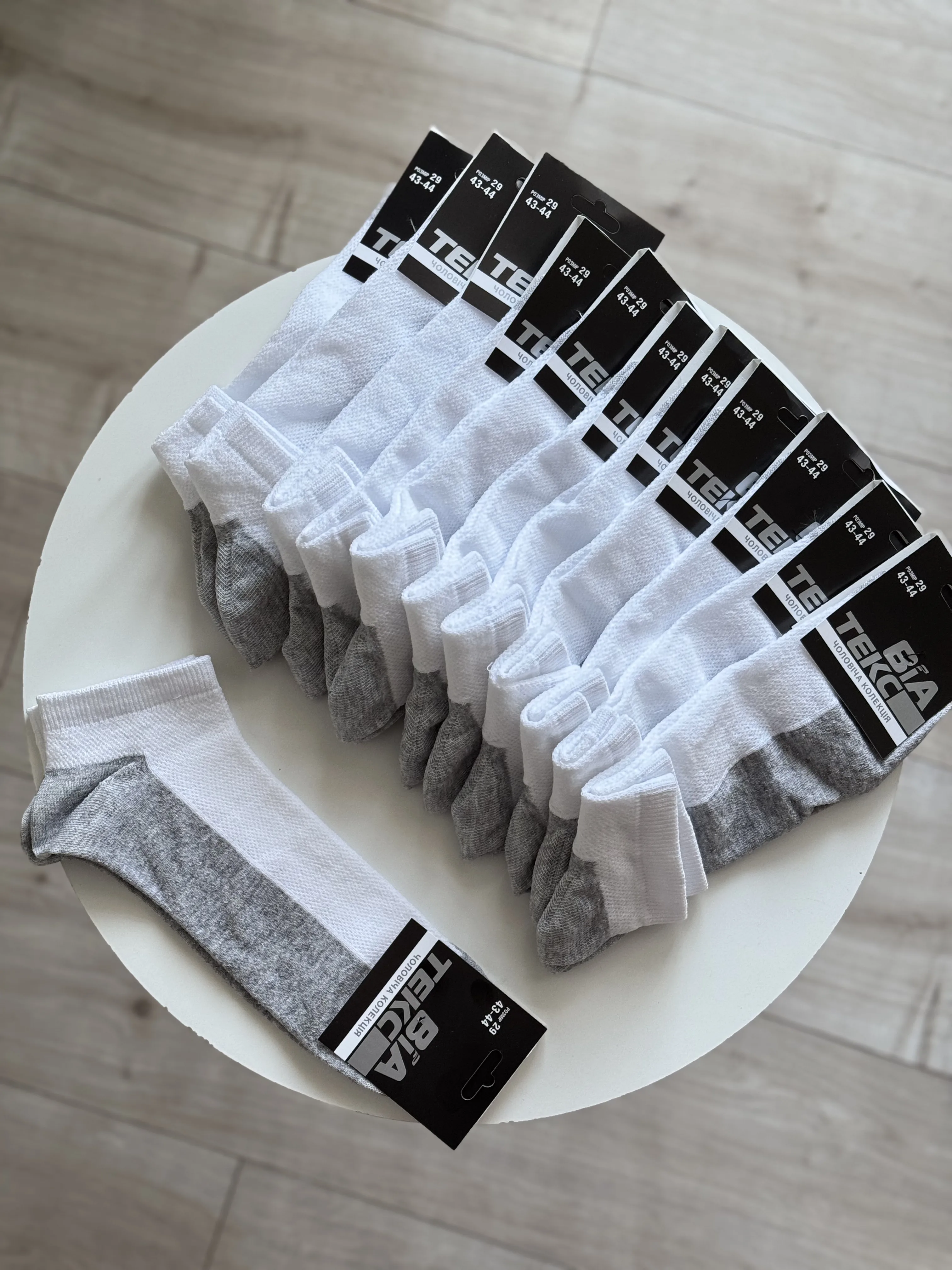 Шкарпетки патік чоловічі сітка р. 43-44 - фото 8